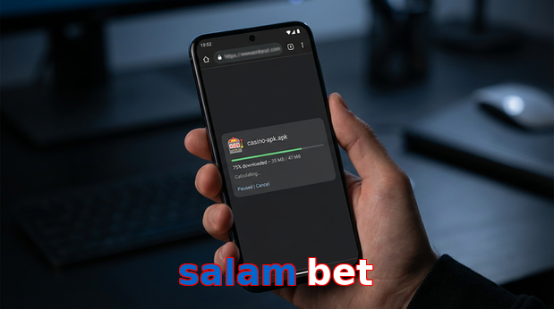 Main screen of Salam Bet apk page for PK players