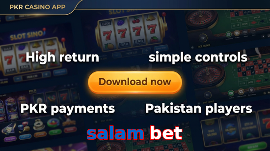 Main screen of Salam Bet gamedownload page for PK players